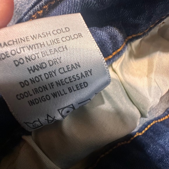 Between Us LA Designed Distressed Ripped Skinny Jeans‎ High Rise Frayed Hem 16 - Picture 10 of 14